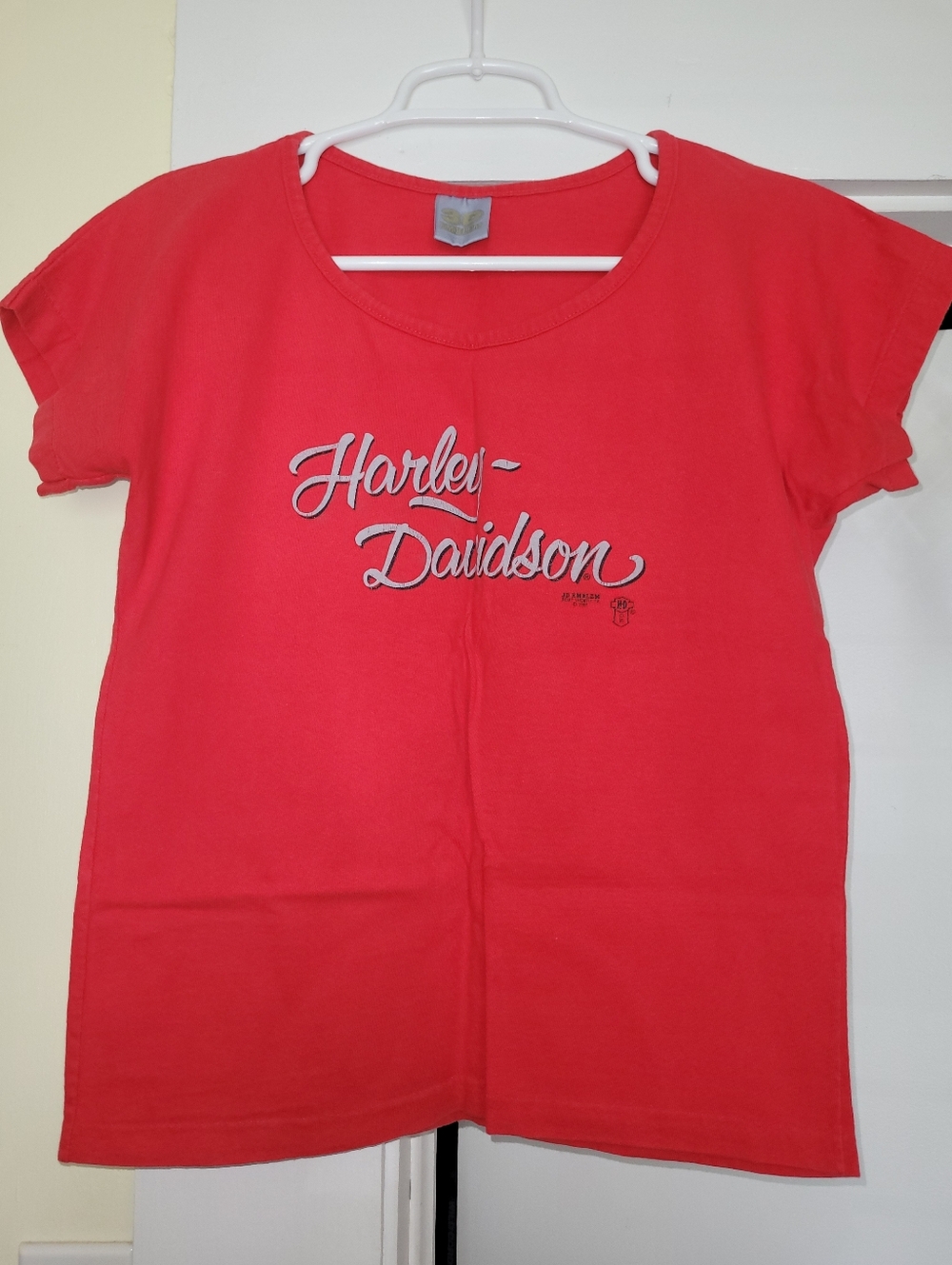 Vintage Harley-Davidson Red Script Logo Tee